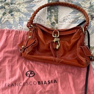 Vintage Y2K Francesco Biasia leather handbag